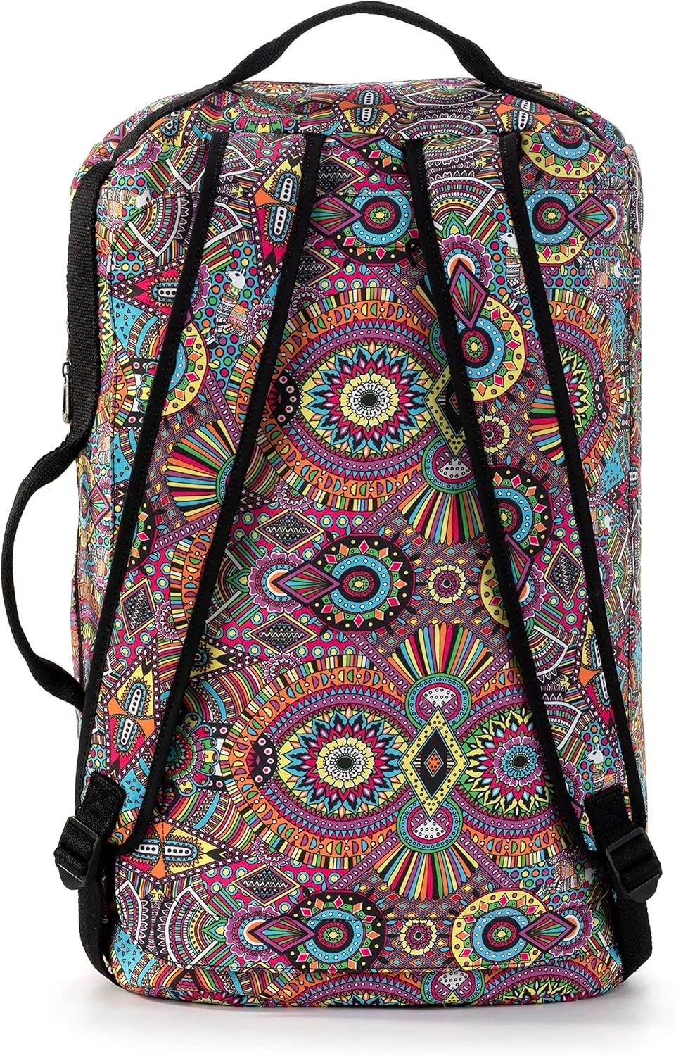 Sakroots On The Go Travel Backpack in Eco-Twill, Rainbow Wanderlust