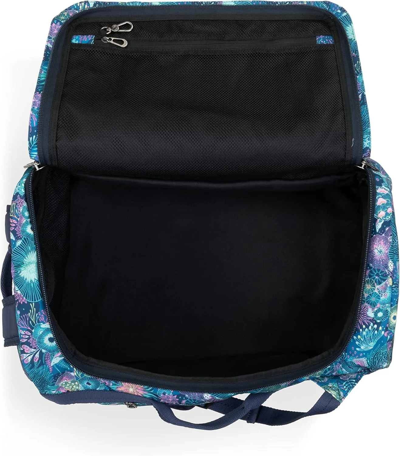 Sakroots Women's Go Travel Backpack in Eco-Twill, Royal Blue Seascape, One Size
