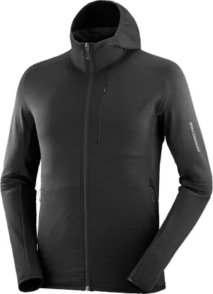 Salomon Men's Essential Lightwarm Midlayer Jacket Hoodie for Hiking