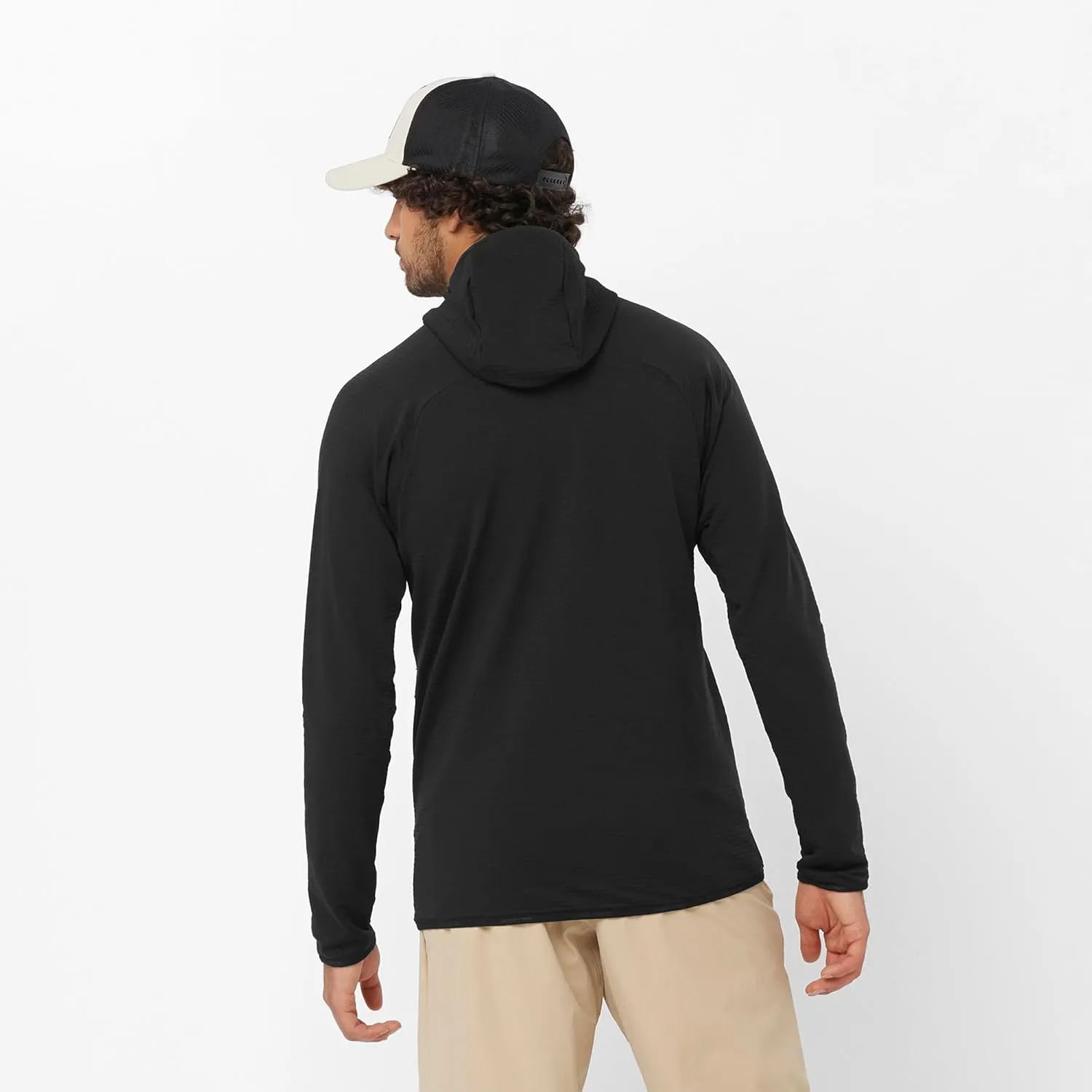 Salomon Men's Essential Lightwarm Midlayer Jacket Hoodie for Hiking