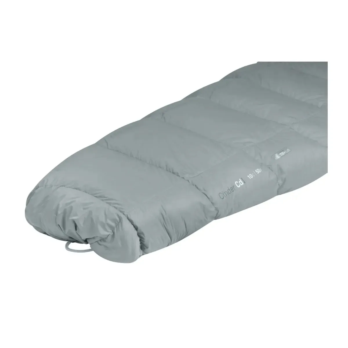Sea to Summit Cinder Cd1 - Down Integrated Sleeping Quilt - Long - Pale Grey / Dark Grey