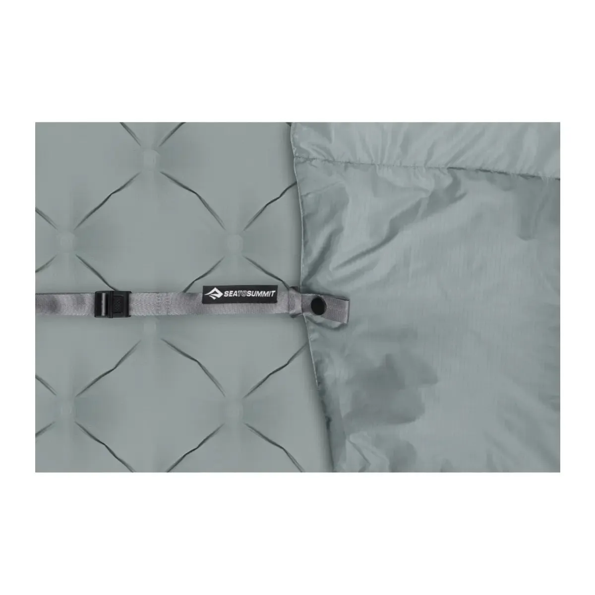 Sea to Summit Cinder Cd1 - Down Integrated Sleeping Quilt - Long - Pale Grey / Dark Grey