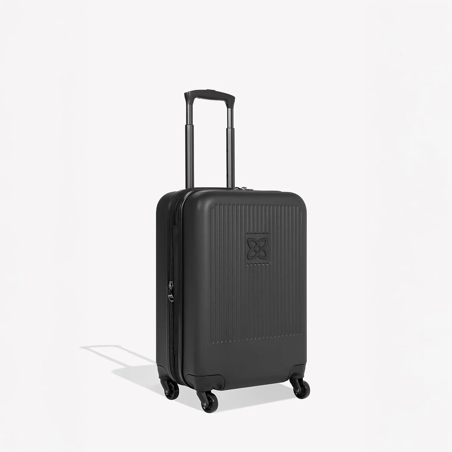 Sherpani Meridian, 22 Inch Carry On Luggage Airline Approved, Rolling Hardside Suitcase 22x14x9, Travel Luggage for Women, Expandable Suitcase, Travel Gift for Mothers Day 2025 (Black)