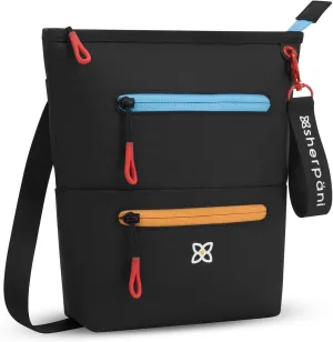 Sherpani Sadie, Nylon Crossbody Bag, Lightweight Shoulder Bag, Travel Cross Body Purse, Crossbody Bags for Women, RFID Protection WITHOUT Coin Purse (Chromatic V1)