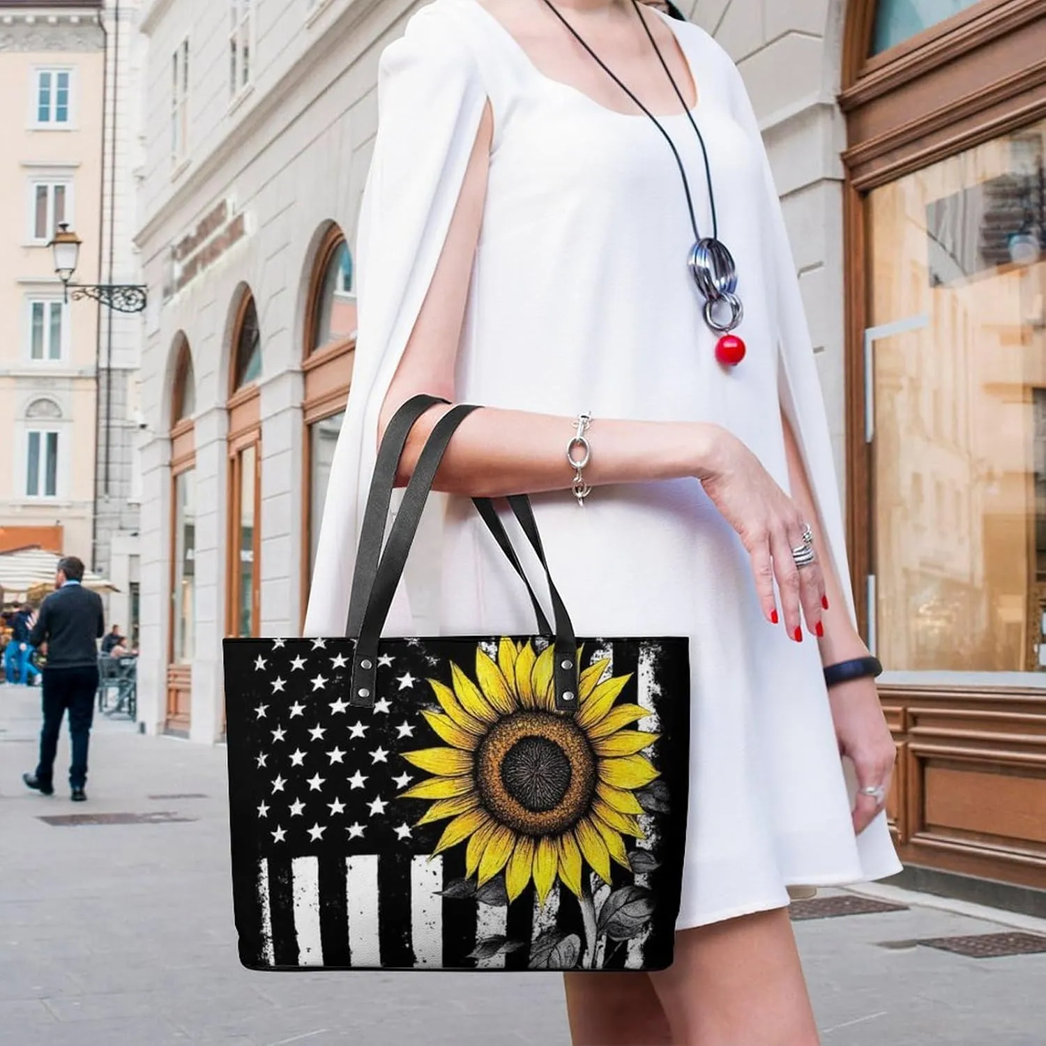 Shopping Bag Work Tote Shoulder Bag for Womens
