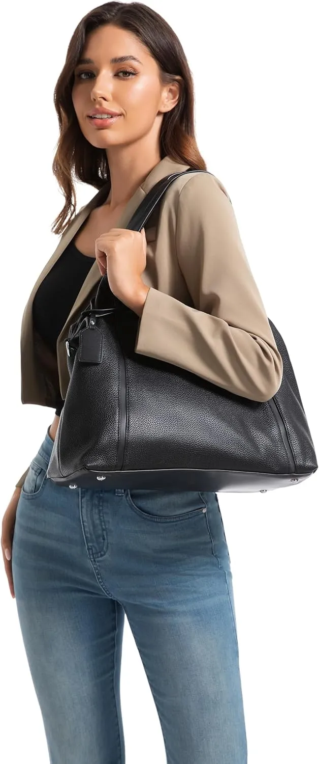 Shoulder Bag for Women, Black Toto Bags with Zipper Closure (#Black)