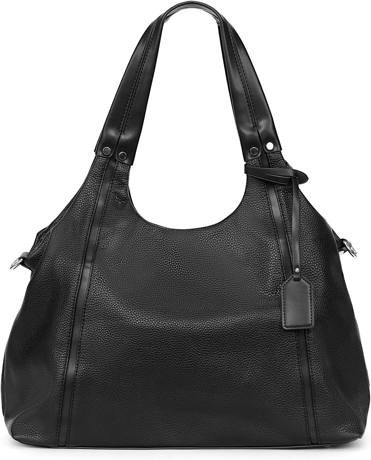 Shoulder Bag for Women, Black Toto Bags with Zipper Closure (#Black)