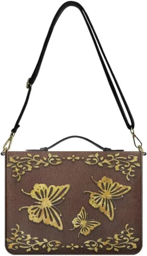 Shoulder Strap Bag Bible Carrying Case for Church Services Bible Cover with Adjustable Strap