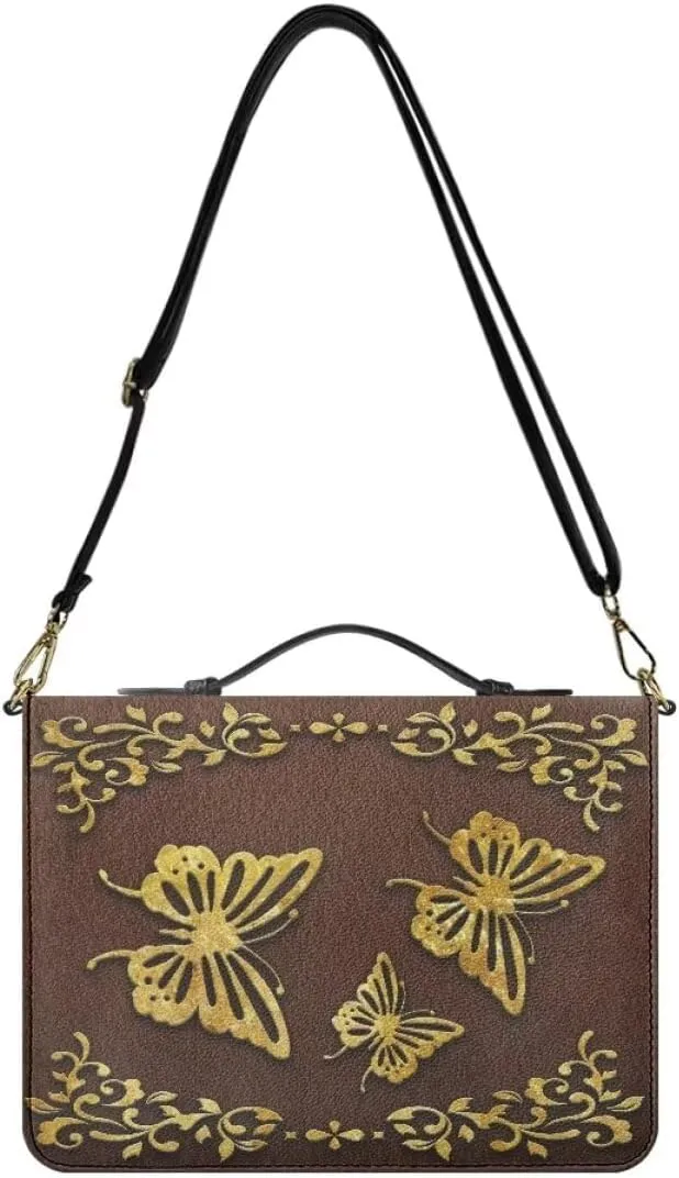 Shoulder Strap Bag Bible Carrying Case for Church Services Bible Cover with Adjustable Strap