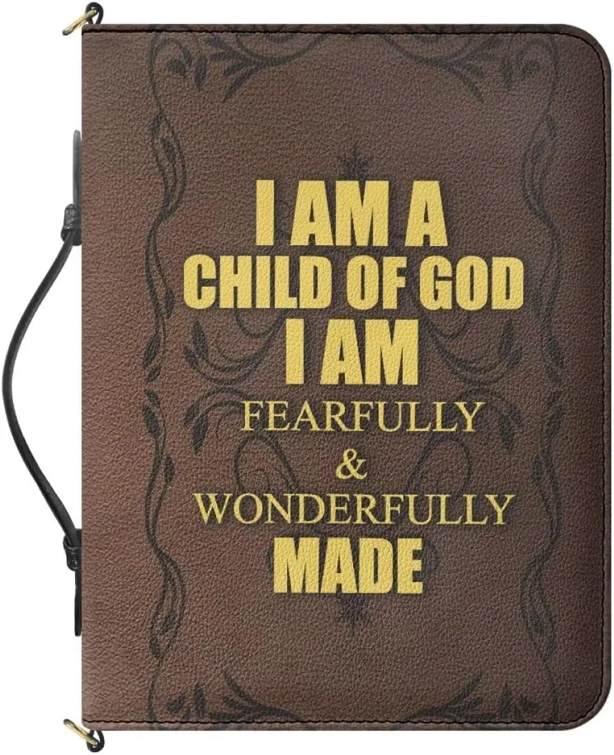 Shoulder Strap Bag for Women Bible Bag for Women Bible Cover Bible Case with Handle Zipper Handbag Gift for Mom