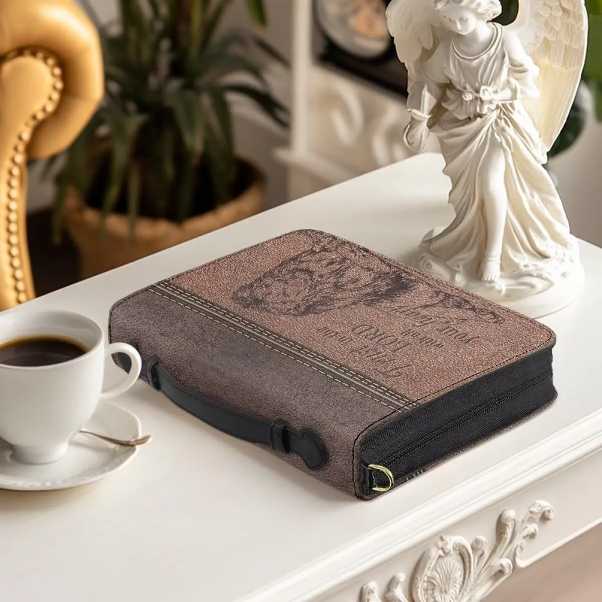 Shoulder Strap Bag for Women Bible Bag for Women Bible Cover Bible Case with Handle Zipper Handbag Gift for Mom