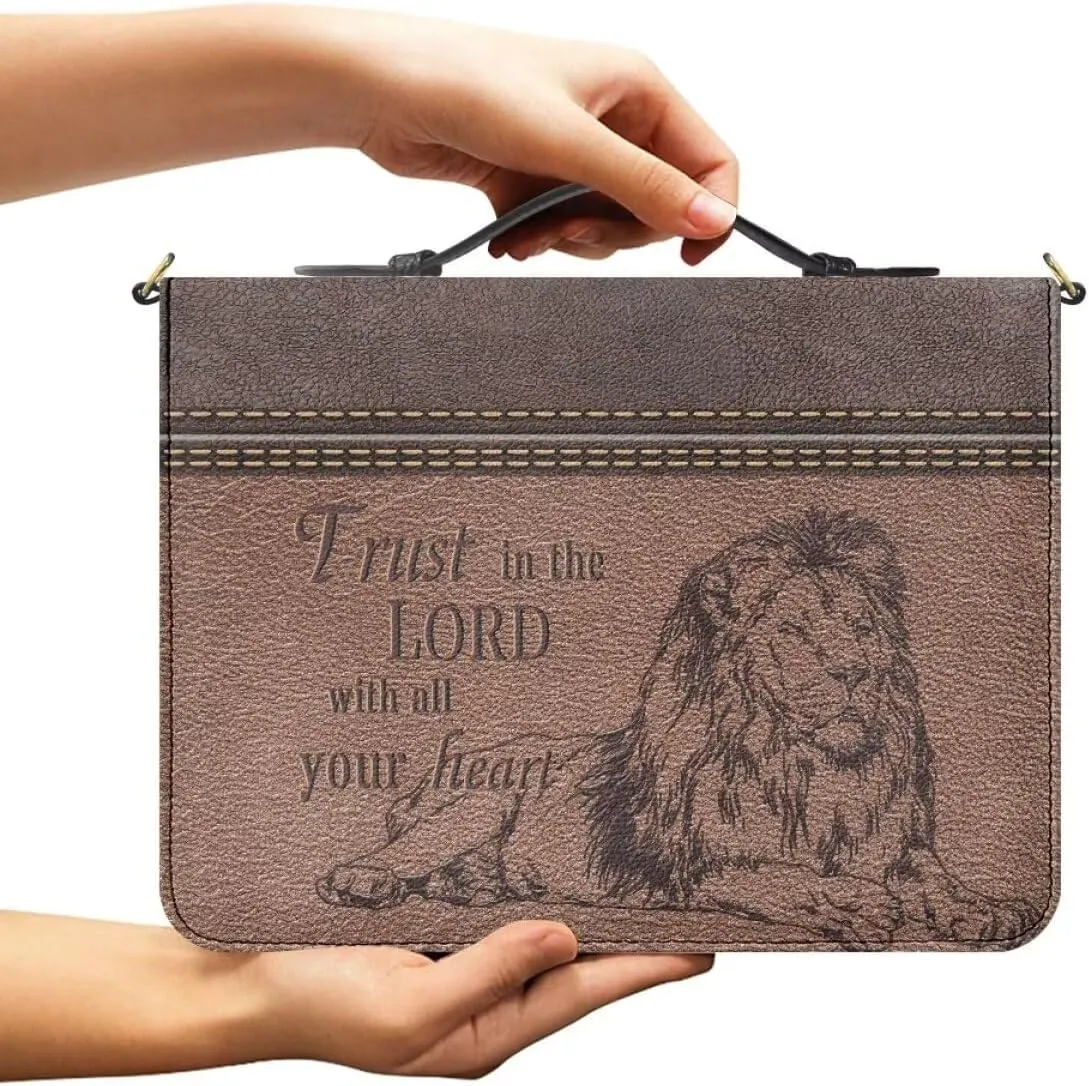 Shoulder Strap Bag for Women Bible Bag for Women Bible Cover Bible Case with Handle Zipper Handbag Gift for Mom