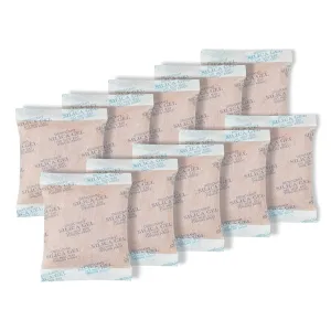 Silica Gel Packets - 10 Pcs 50 Gram Desiccant Packs for Storage Moisture Absorbers Silica Gel Desiccant Packets Rechargeable Desiccant Dehumidifiers Bags for Moisture Control