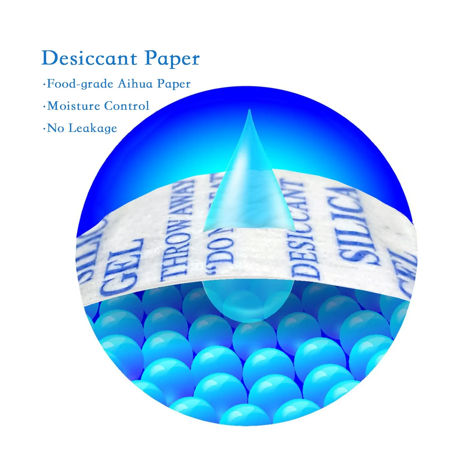 Silica Gel Packets,2 Gram 500 Packs Desiccant Pack Food Grade Silica Packets for Moisture Control, Rechargeable Moisture Absorber Bags for Storage