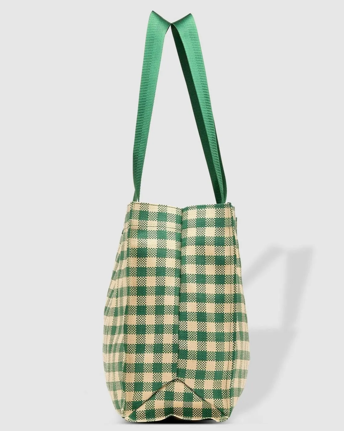 Simpson Beach/Carry All/Shopper Bag (Green/Cream)