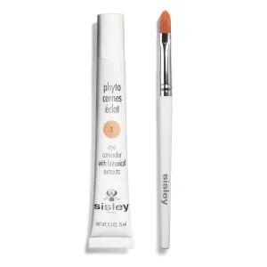 Sisley Paris Phyto-Cernes Eclat, No. 2-15 mL - Eye Concealer - Tinted Anti-Dark Circles Product - Instantly Masks Dark Circles & Targets Puffiness - Natural, Long-Wear Finish - Includes Brush