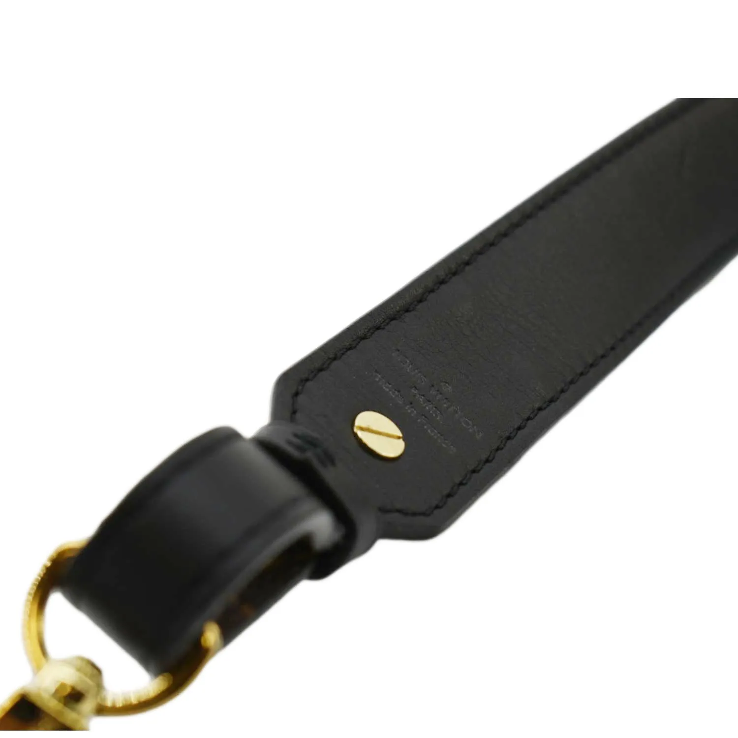 Sleek VUITTON LOUIS Strap Canvas Monogram Brown Fast worldwide shipping