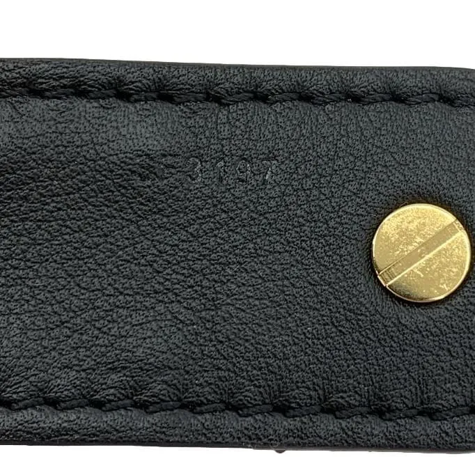 Sleek VUITTON LOUIS Strap Canvas Monogram Brown Fast worldwide shipping