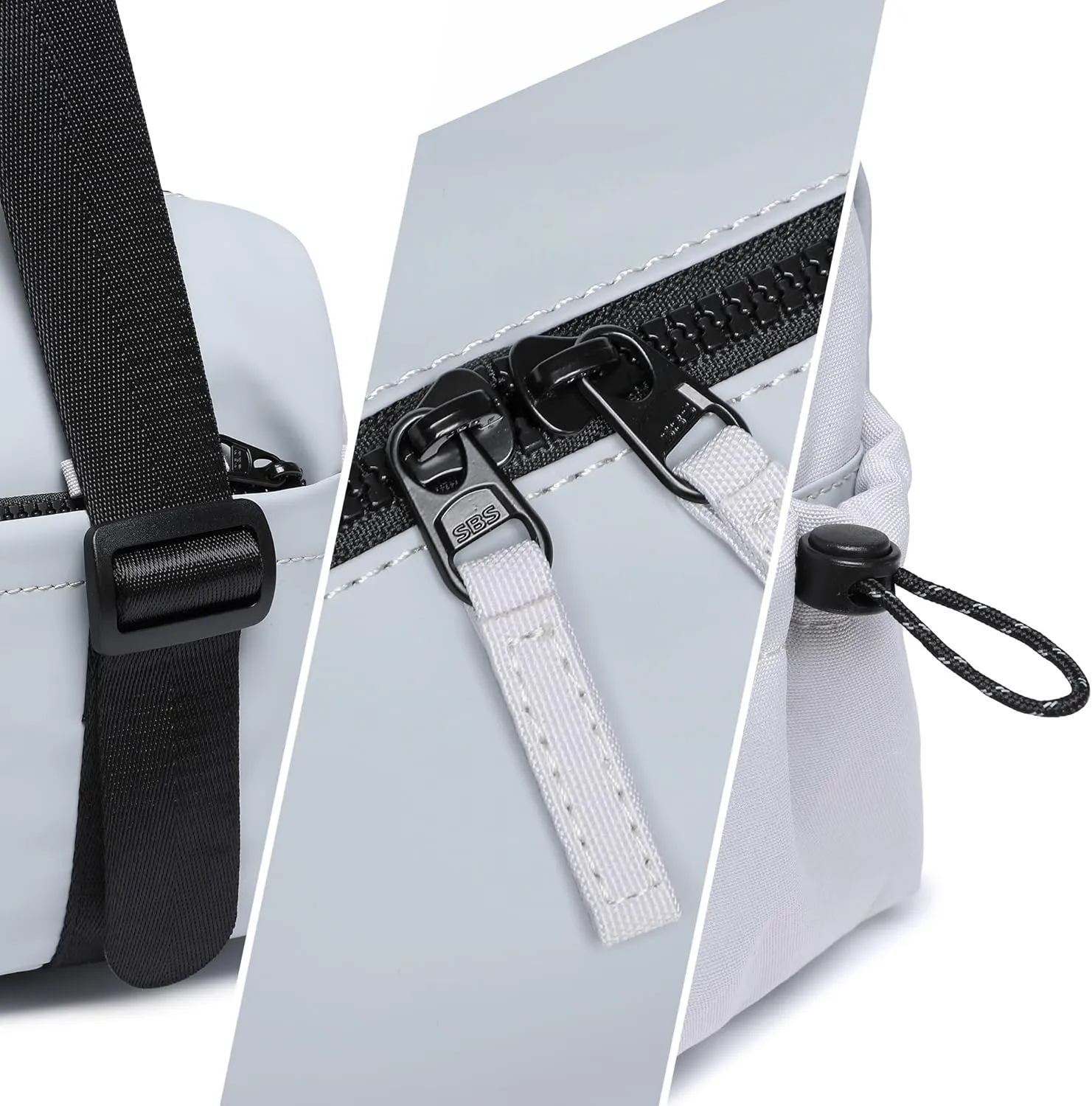 Small Gym Bag For Women Mini Gym Duffle Bag with Wet Compartment Waterproof Sports（Gray Small）