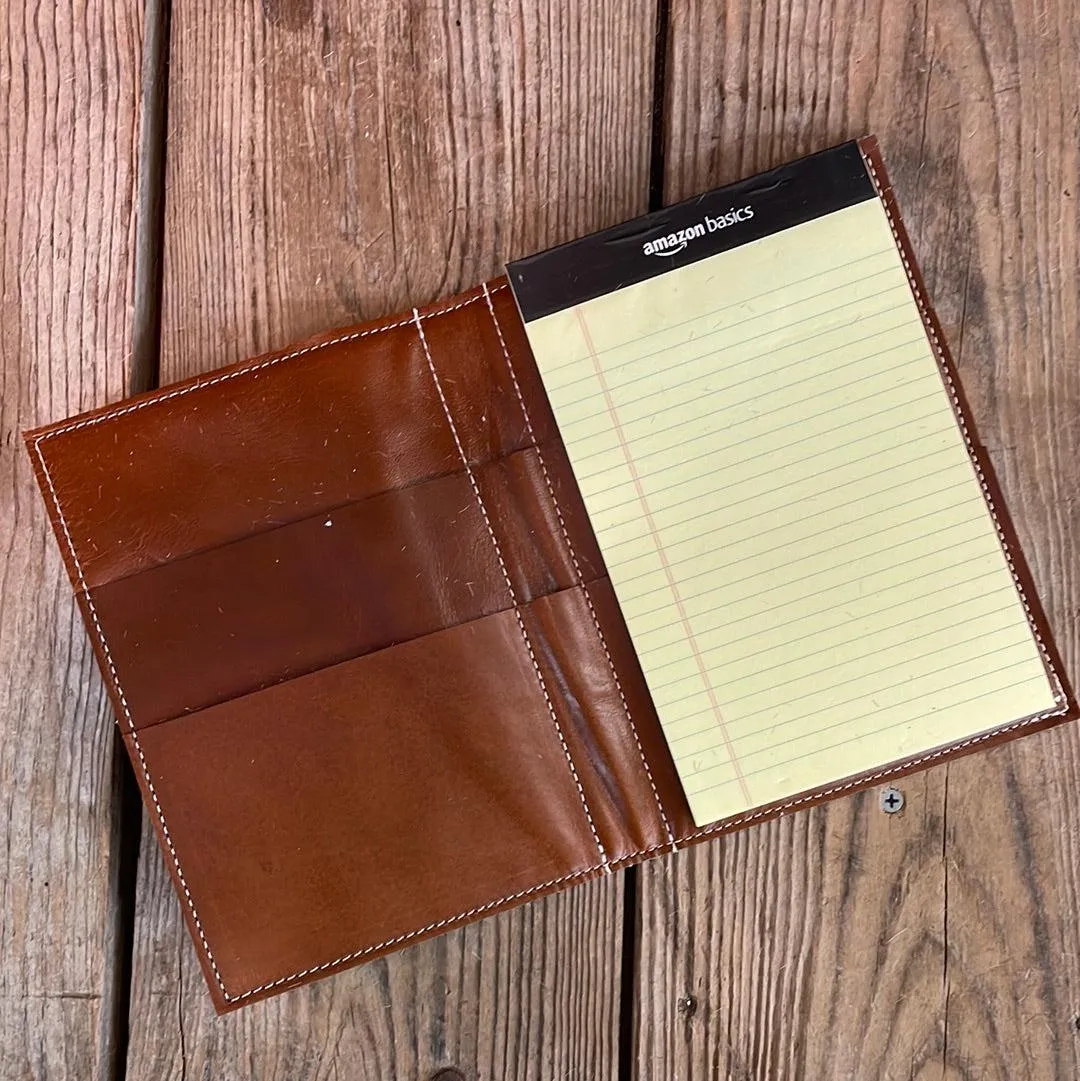 Small Notepad Cover - Black & White w/ No Embossed