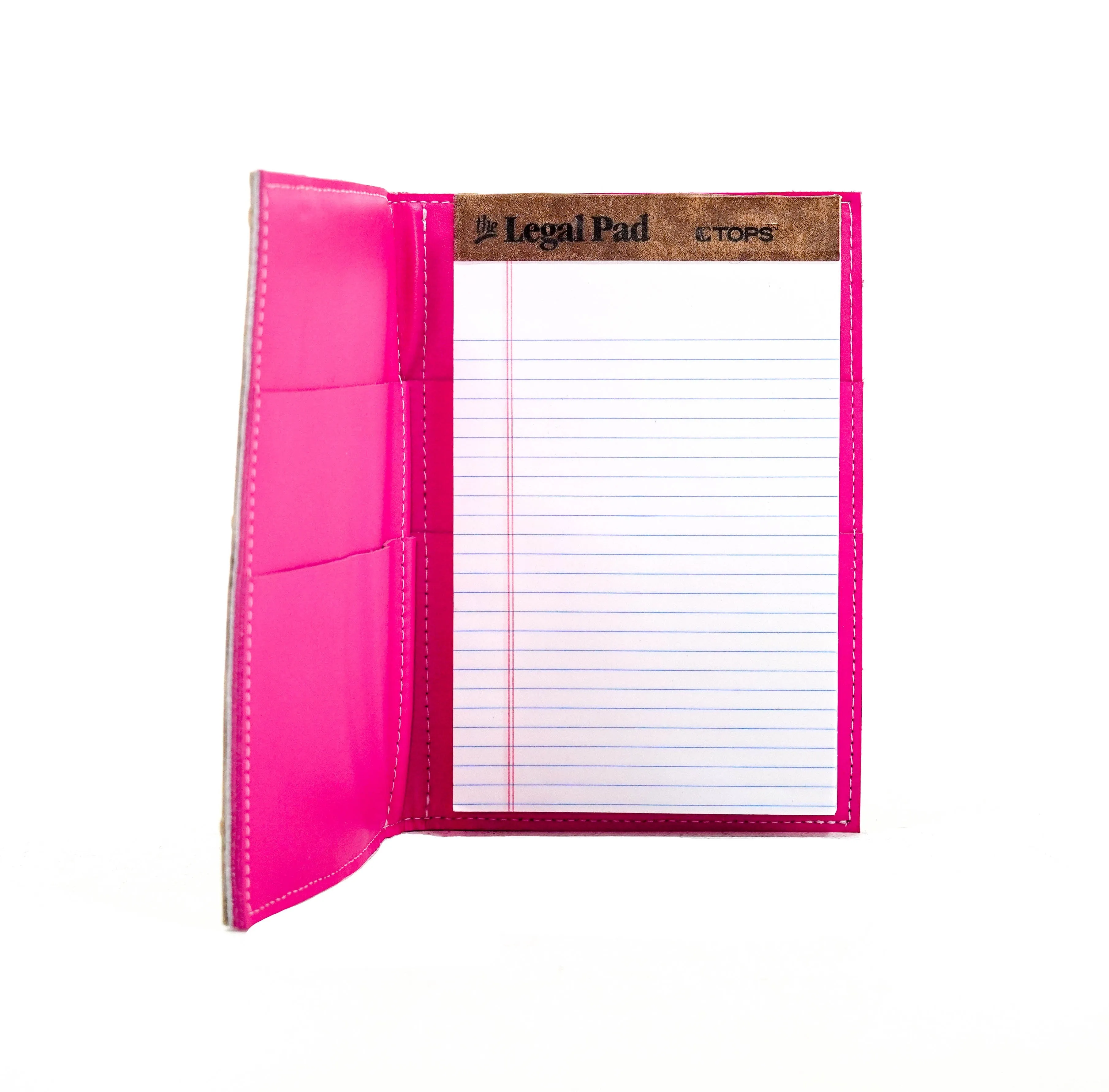 Small Notepad Cover - Tricolor w/ Ghost Skulls