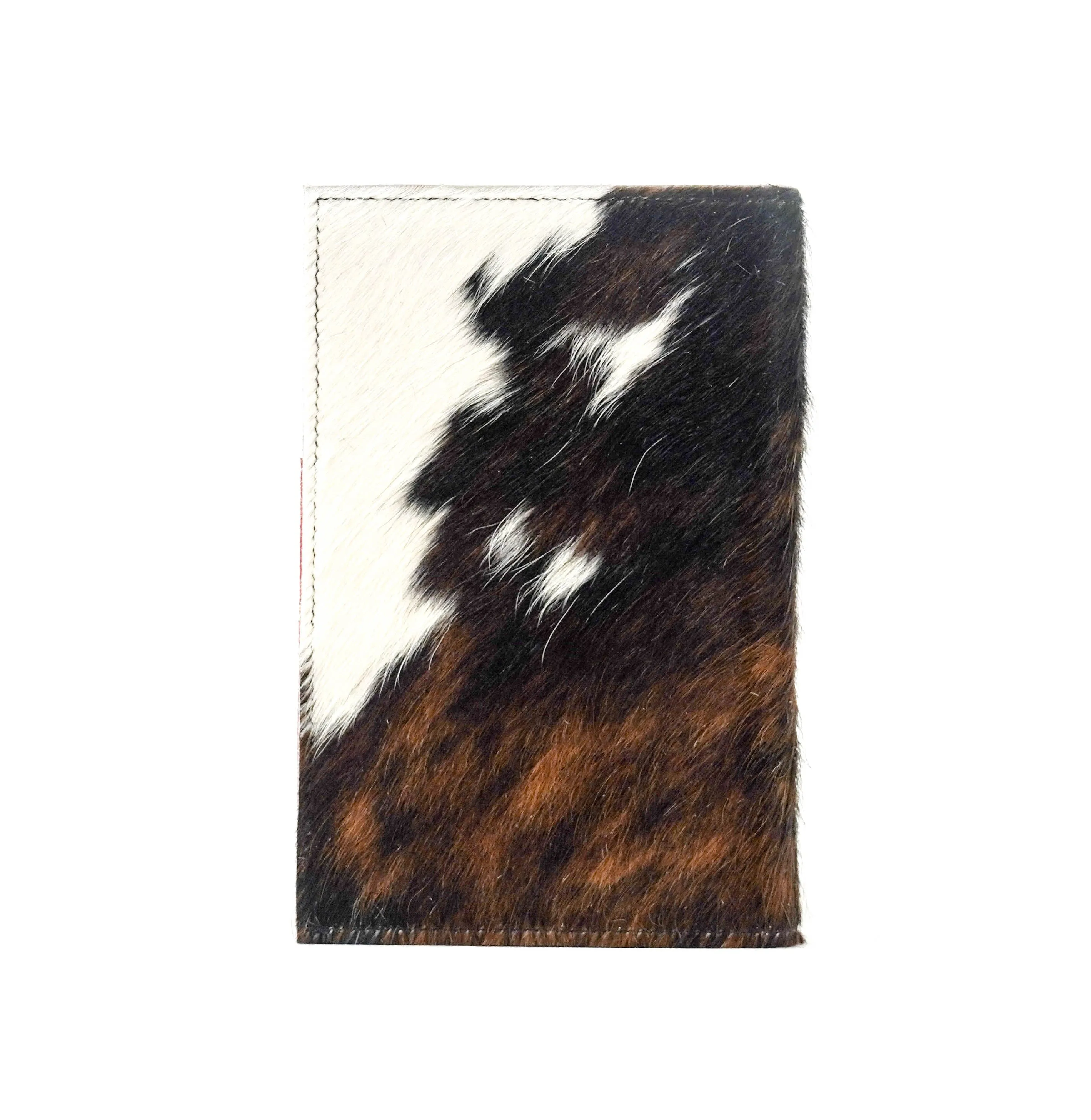 Small Notepad Cover - Tricolor w/ Red Skulls