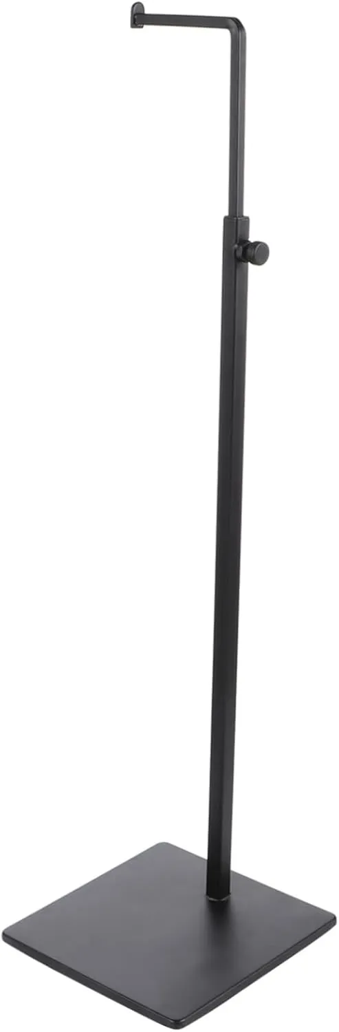 SOIMISS Stainless Steel Handbag Display Stand Simple Elegant Black Purse Rack Bag Display Supplies Adjustable 7- Stand