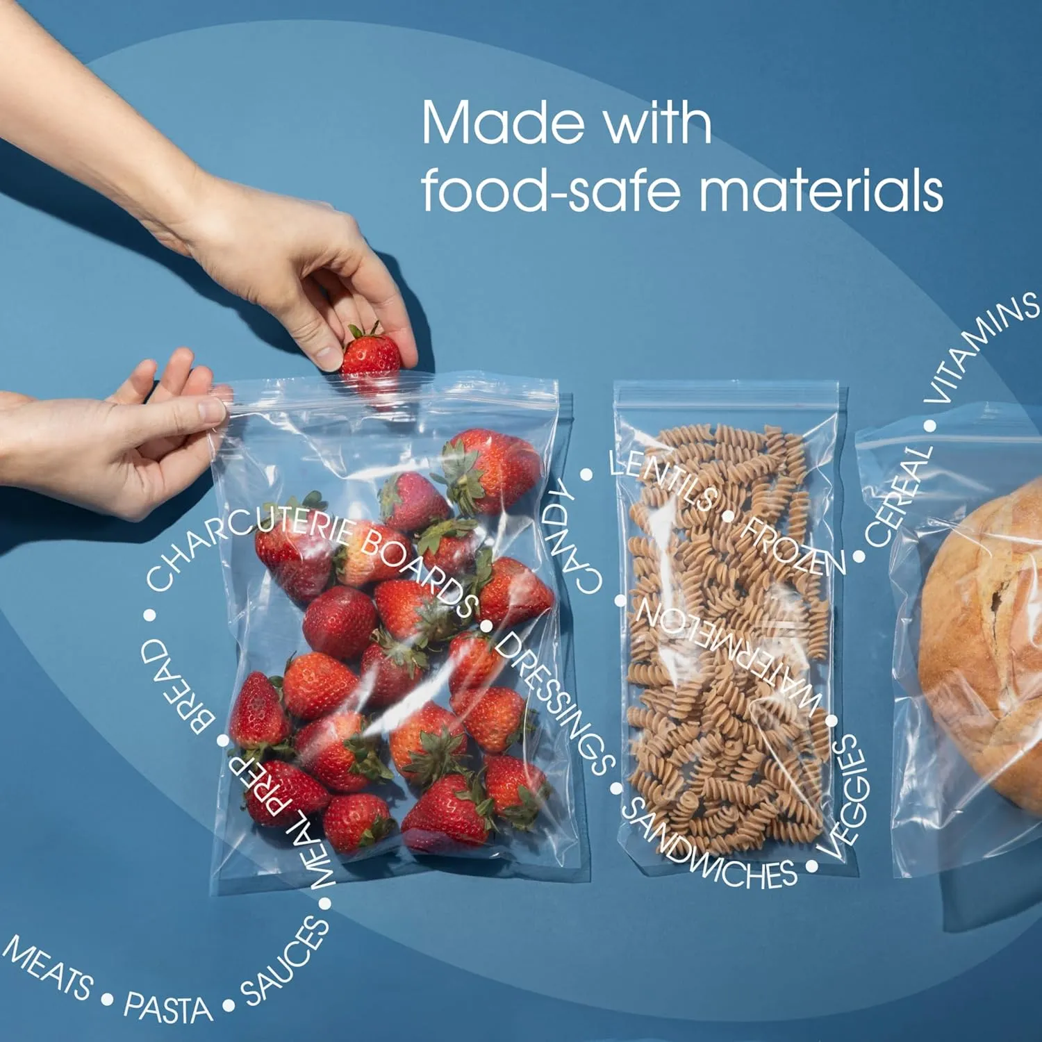 Spartan Industrial - 3” X 3” (1000 Count) 2 Mil Clear Reclosable Zip Plastic Poly Bags with Resealable Lock Seal Zipper