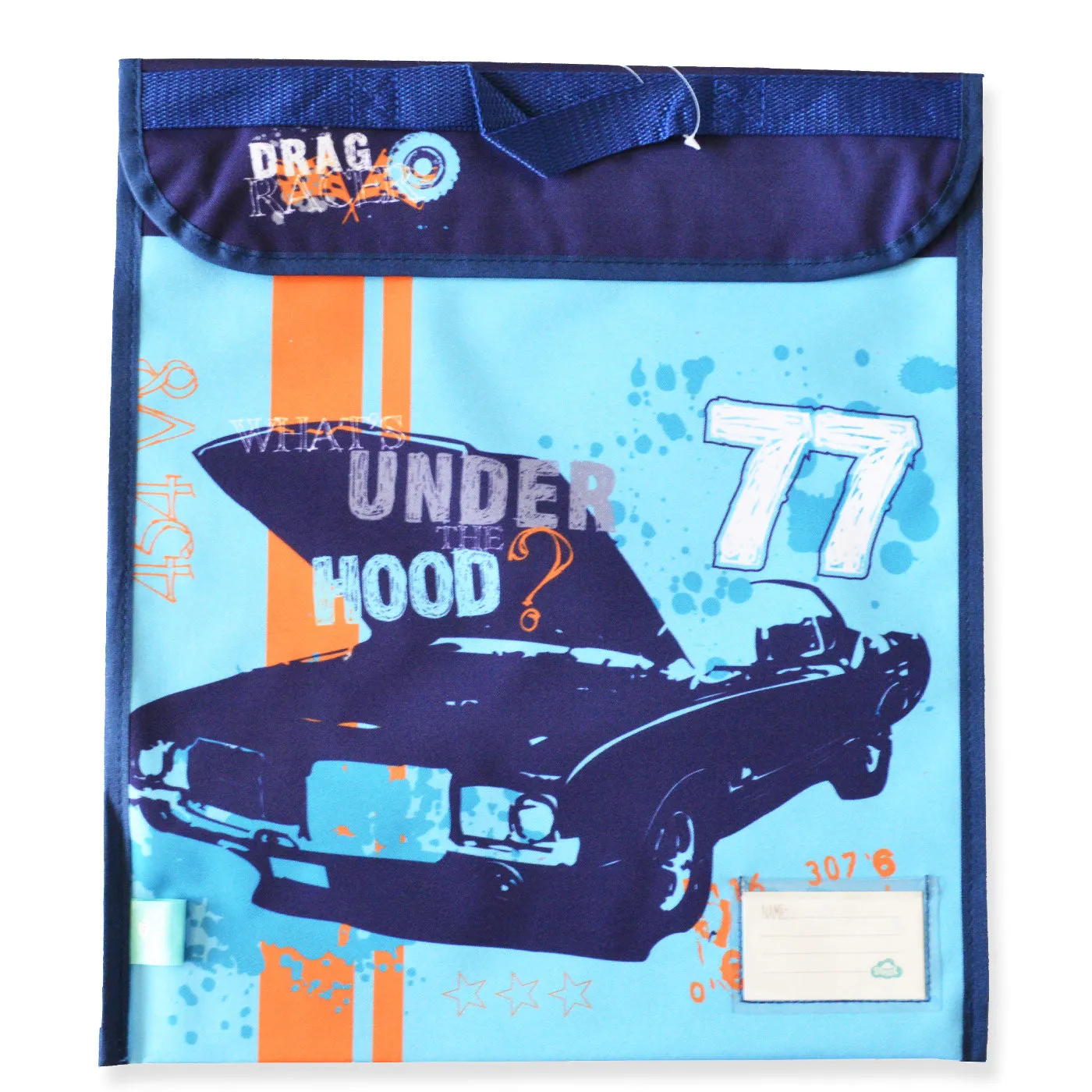 Spencil Book Bag 37 x 45cm Drag Racer