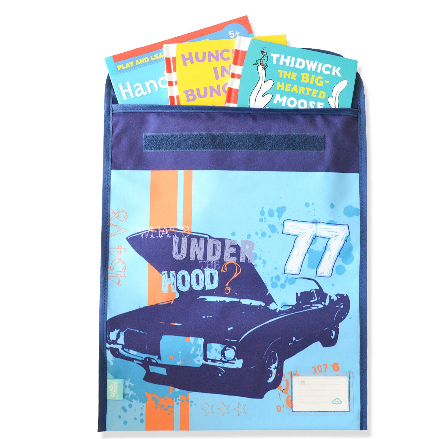 Spencil Book Bag 37 x 45cm Drag Racer