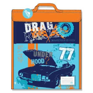 Spencil Book Bag 37 x 45cm Drag Racer