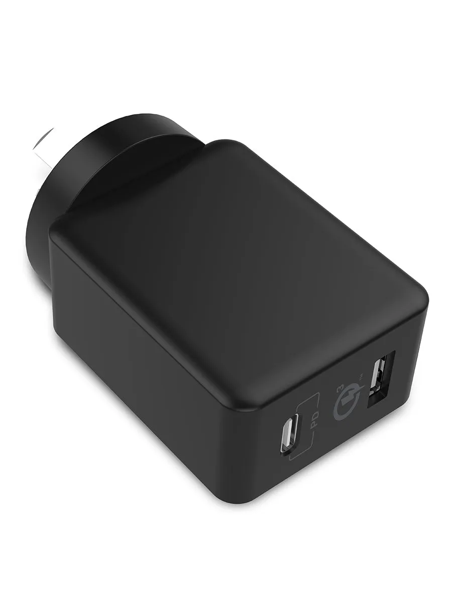 Sprout Dual Port Power Supply QC3.0 – Dual USB Ports, Compact Design - Open Never Used - (AU Version)