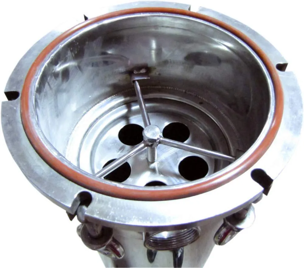 Stainless Steel Filter Bag Housing Size#2 7"x32" Bags Viton Gasket