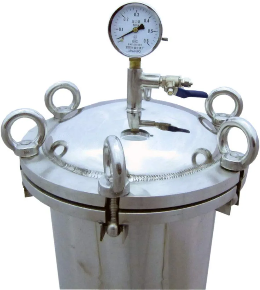 Stainless Steel Filter Bag Housing Size#2 7"x32" Bags Viton Gasket