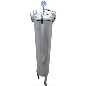 Stainless Steel Filter Bag Housing Size#2 7"x32" Bags Viton Gasket