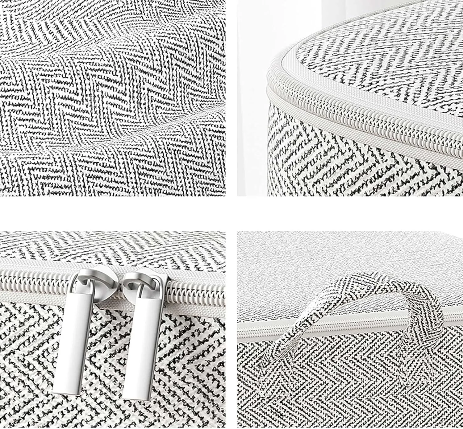 Storage Bags 110L Foldable with Zipper and Handle Closet Space Saver Stackable Bins Containers Moving Boxes Organizer for Clothes Outdoor Bedding Blankets Pillows Quilt Suitcase(19''L x 17''W