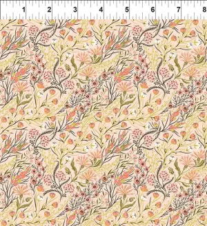 Sweet Peach - Whimsy by Jason Yenter of In The Beginning Fabrics by the YARD 2896