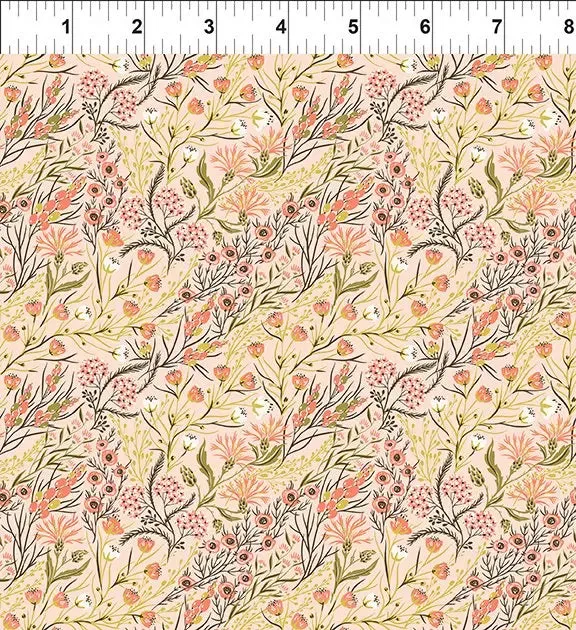 Sweet Peach - Whimsy by Jason Yenter of In The Beginning Fabrics by the YARD 2896