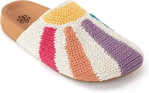 The Sak Bolinas Clog in Crochet and Leather, Slip On Entry