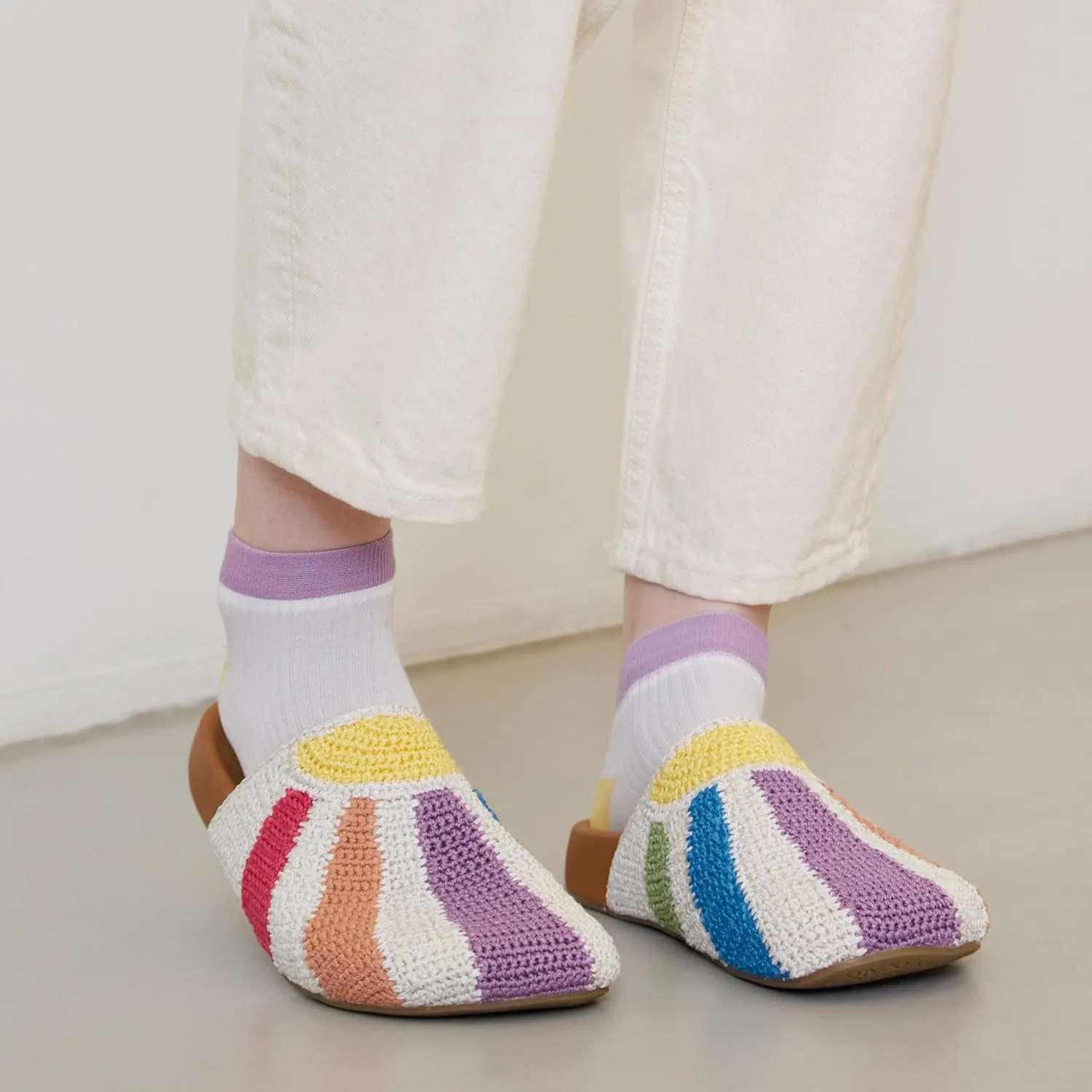 The Sak Bolinas Clog in Crochet and Leather, Slip On Entry
