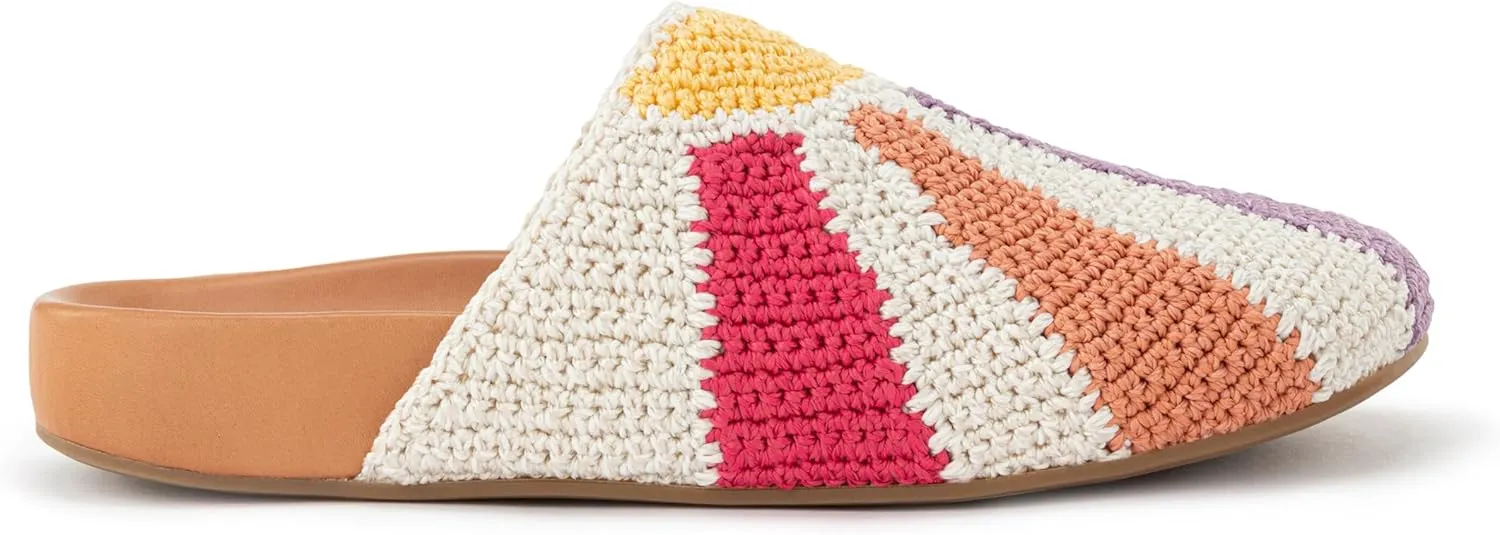 The Sak Bolinas Clog in Crochet and Leather, Slip On Entry