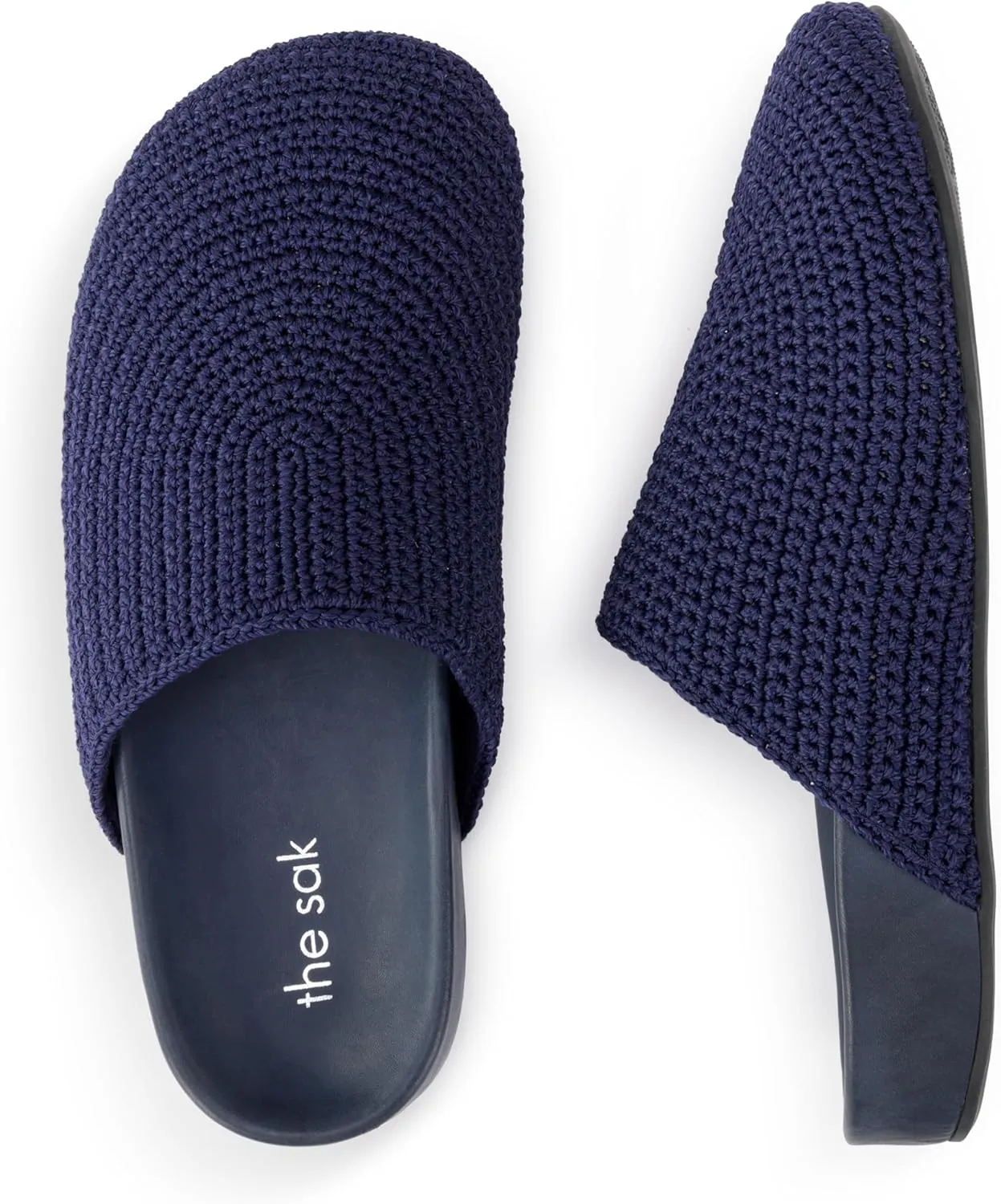The Sak Bolinas Clog in Crochet and Leather, Slip On Entry