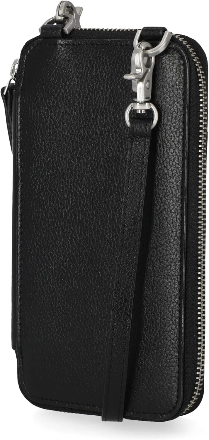 Timberland Women's RFID Leather Phone Crossbody Wallet Bag