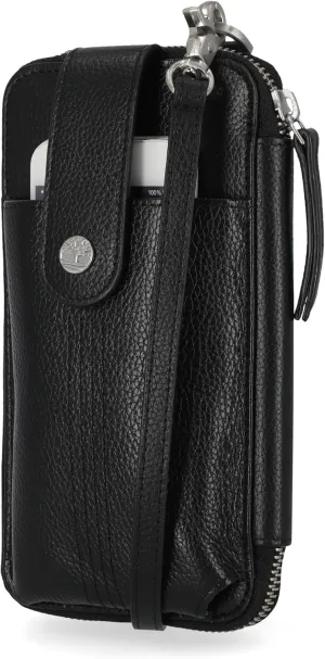 Timberland Women's RFID Leather Phone Crossbody Wallet Bag
