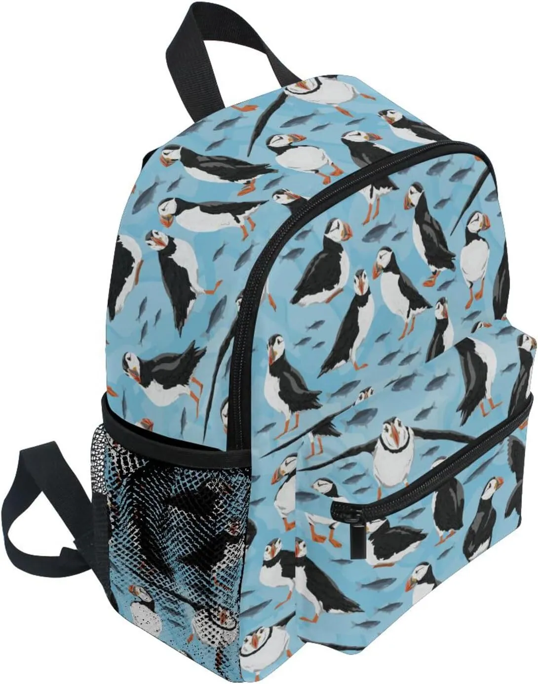 Toddler Backpack for Boys Girls Atlantic Seabird Realistic Birds Preschool Kindergarten Schoolbag Mini Book Bag For School Travel M
