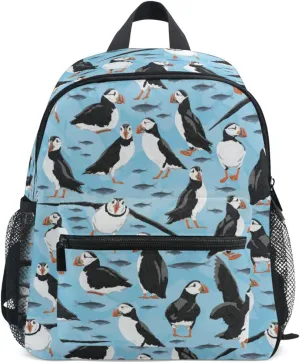 Toddler Backpack for Boys Girls Atlantic Seabird Realistic Birds Preschool Kindergarten Schoolbag Mini Book Bag For School Travel M