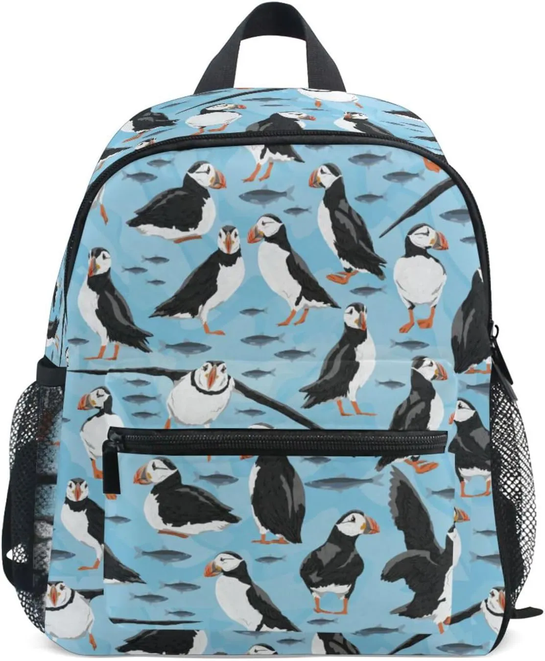 Toddler Backpack for Boys Girls Atlantic Seabird Realistic Birds Preschool Kindergarten Schoolbag Mini Book Bag For School Travel M
