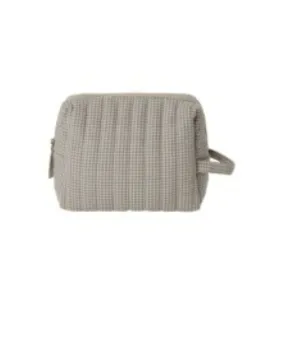 TOILETRY BAG || INDIGO GINGHAM