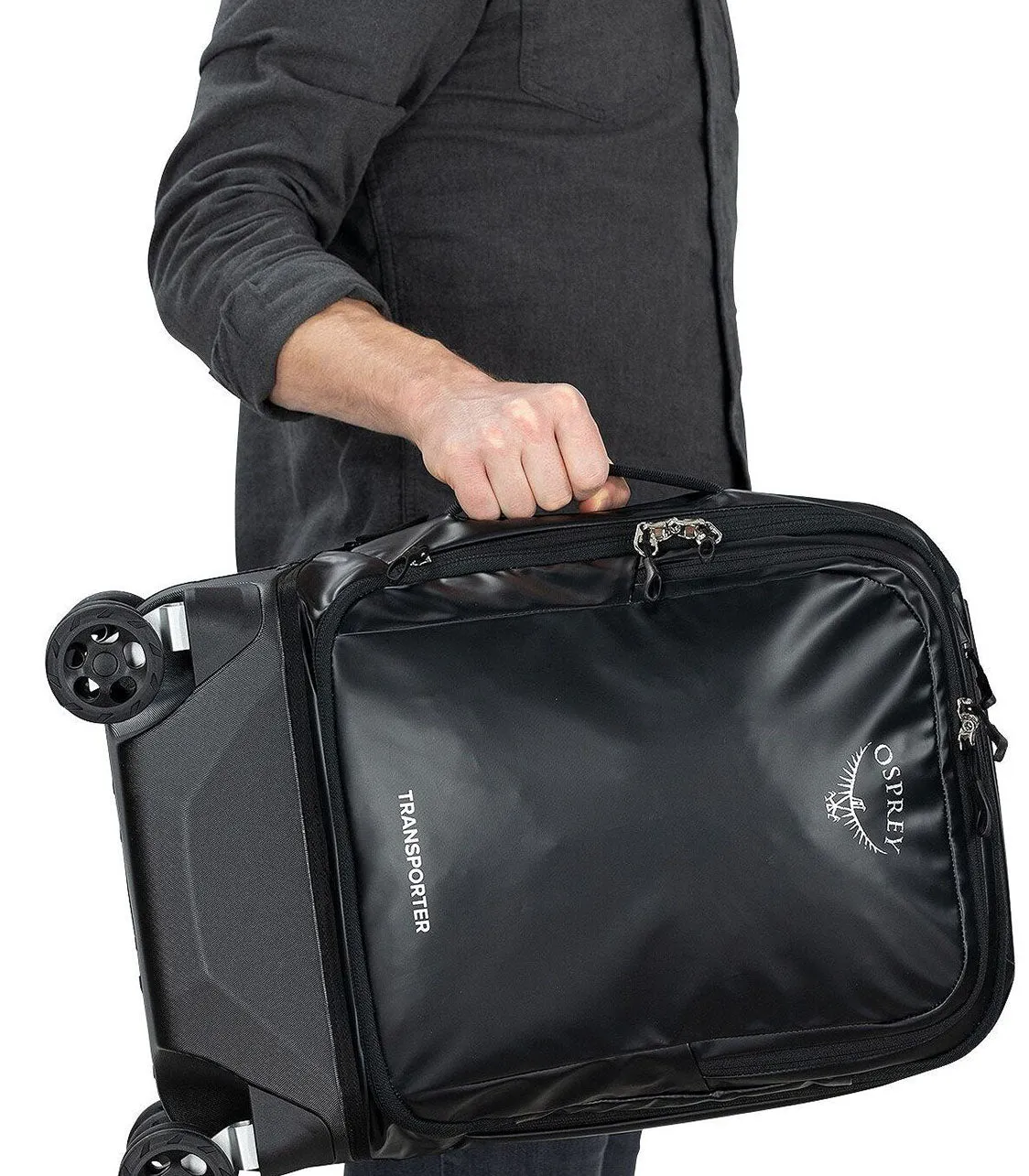 Transporter 4 Wheel Hard Hybrid Carry-On 36 5 L/22 Softcase Luggage