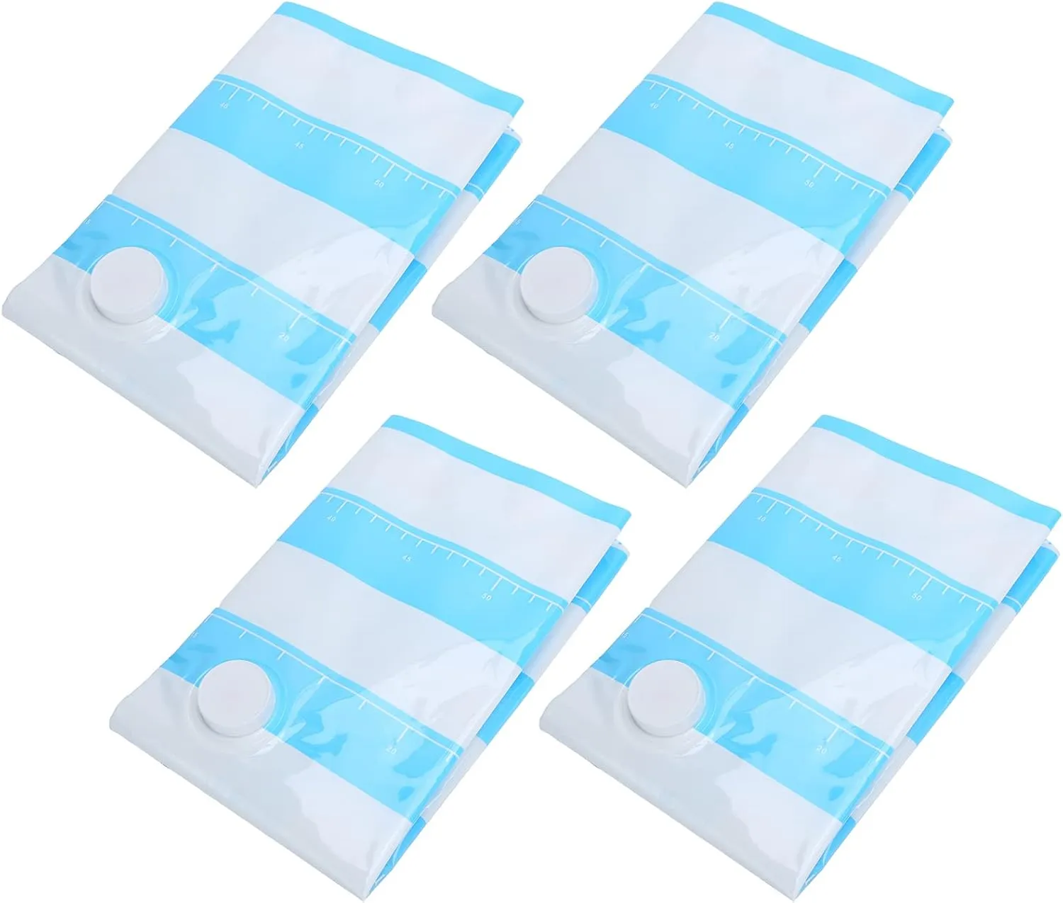 Travel Vacuum Bag, Reusable Clothes Quilt Blanket Storage Bags with 3.5cm Air Inlet for Clothes, Towels, Curtains, Blankets, Pillows(100 * 80CM)